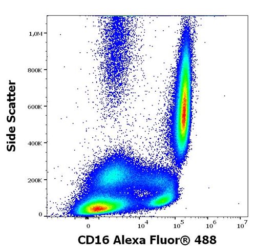 Anti-Hu CD16 Alexa Fluor<sup>®</sup> 488